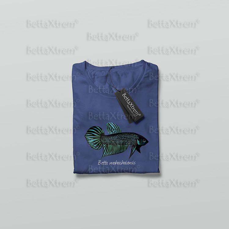 Camiseta de Hombre Azul Betta mahachaiensis