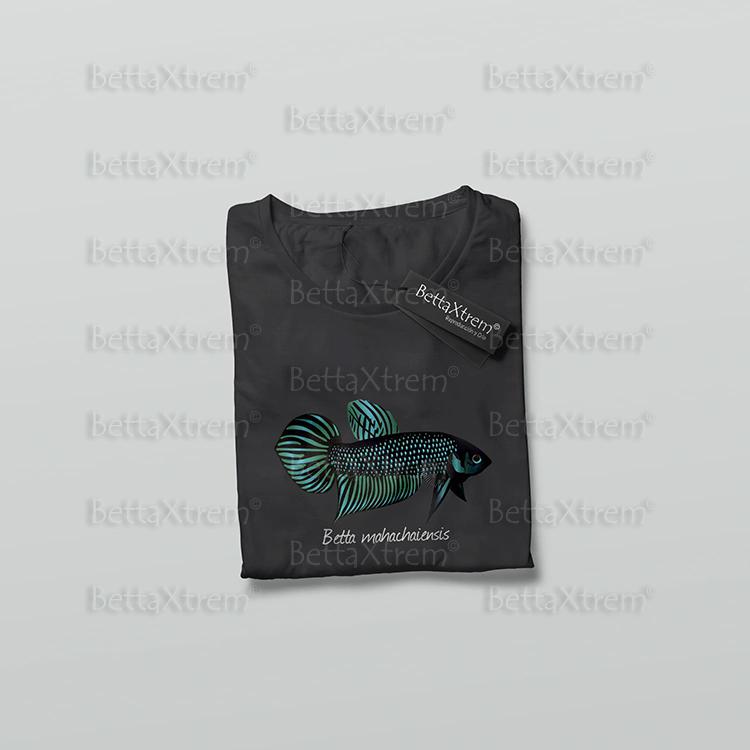 Camiseta de Hombre Negra Betta mahachaiensis
