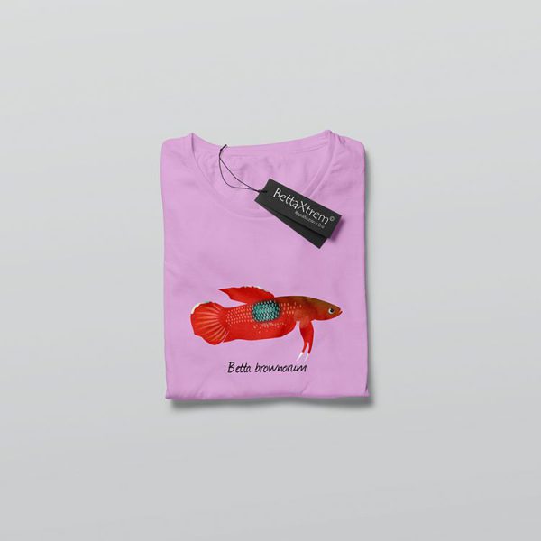 Camiseta de Mujer Rosa Betta brownorum