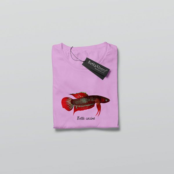 Camiseta de Mujer Rosa Betta coccina