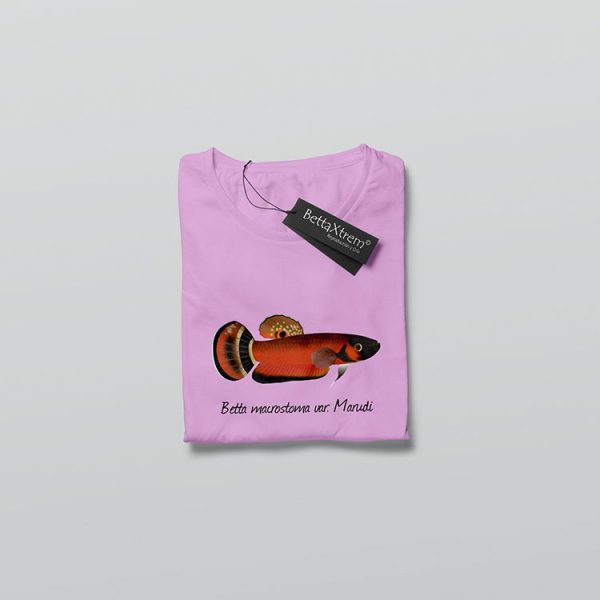 Camiseta de Mujer Rosa Betta macrostoma
