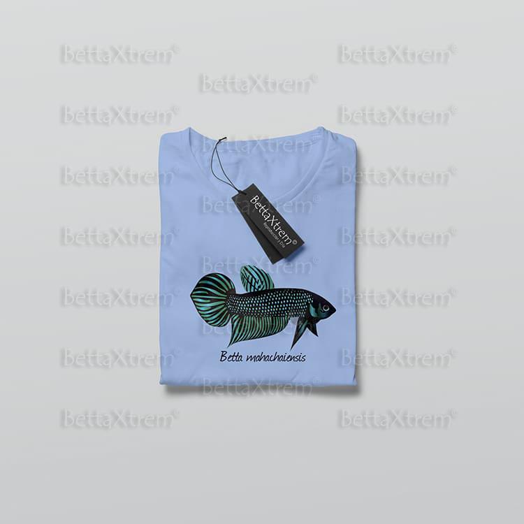 Camiseta de Mujer Azul Betta mahachaiensis