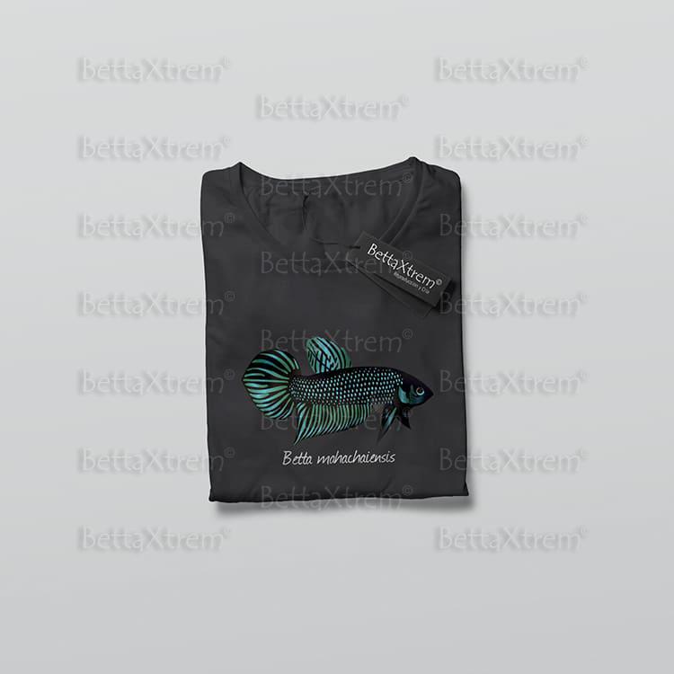 Camiseta de Mujer Negro Betta mahachaiensis