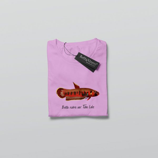 Camiseta de Mujer Rosa Betta rubra var. Toba Lake