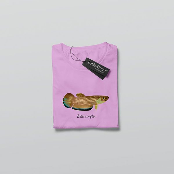 Camiseta de Mujer Rosa Betta simplex