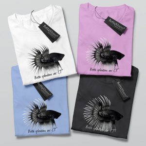 Camisetas de Mujer Betta crowntail
