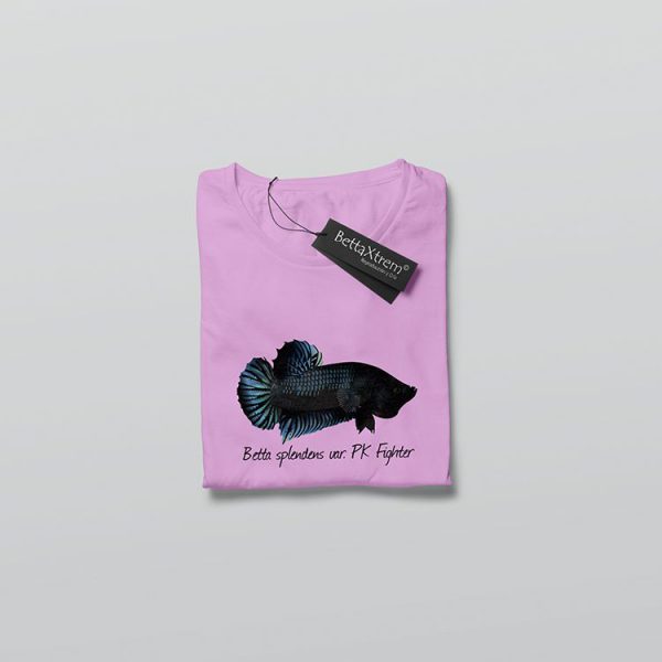 Camiseta de Mujer Rosa Betta plakat fighter
