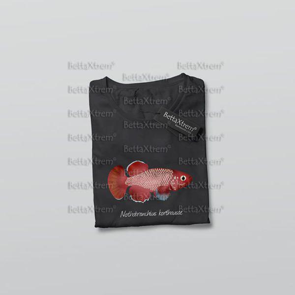 Camiseta de Hombre Negra Killi Nothobranchius korthausae