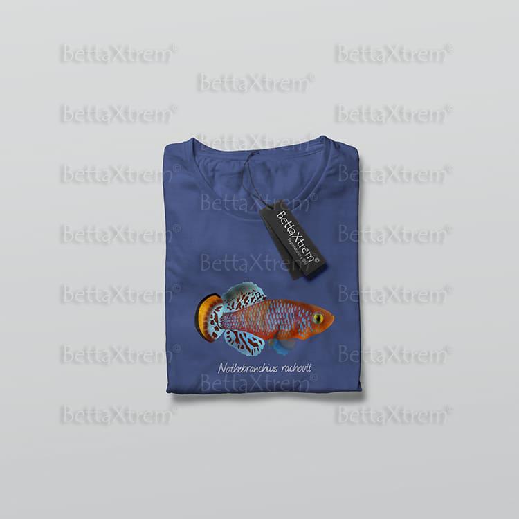 Camiseta de Hombre Azul Killi Nothobranchius rachovii