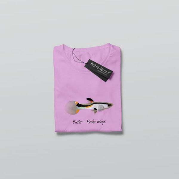 Camiseta de Mujer Rosa Endler Poecilia wingei 5