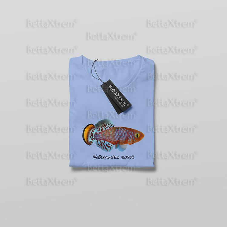 Camiseta de Mujer Azul Killi Nothobranchius rachovii