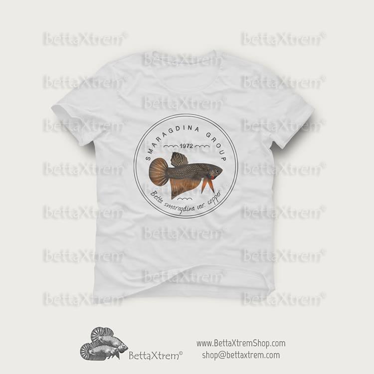 Camisetas de Hombre Blanca smaragdina group Betta smargdina coper