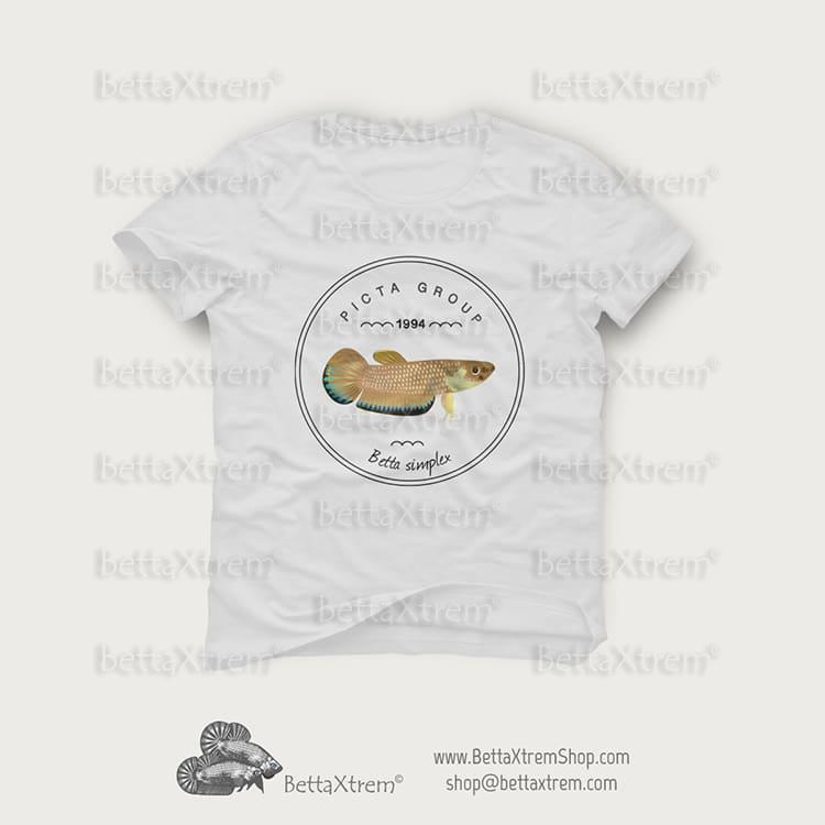 Camisetas de Hombre Blanca picta group Betta simplex