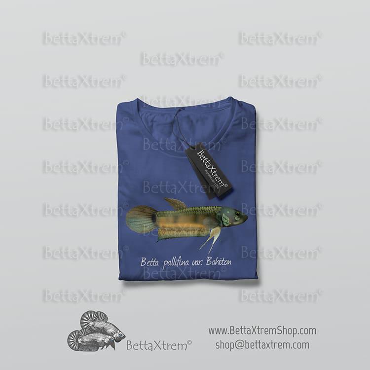 Camiseta Azul de Hombre Betta pallifina Bahiton