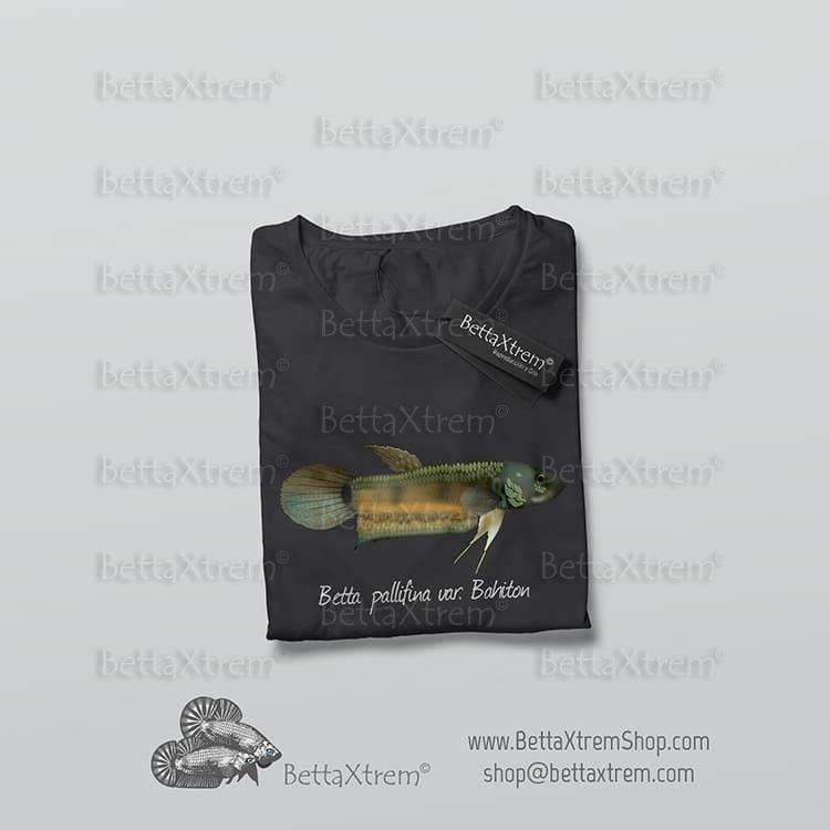 Camiseta Negra de Hombre Betta pallifina Bahiton