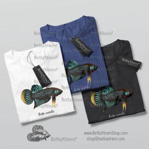 Camisetas de Hombre Betta imbellis yellow