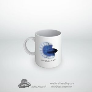 Taza Betta splendens halfmoon butterfly