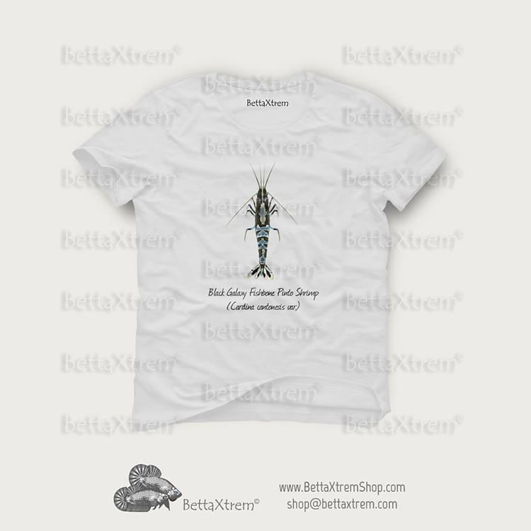 Camiseta Blanca de Hombre Gamba Black Galaxy