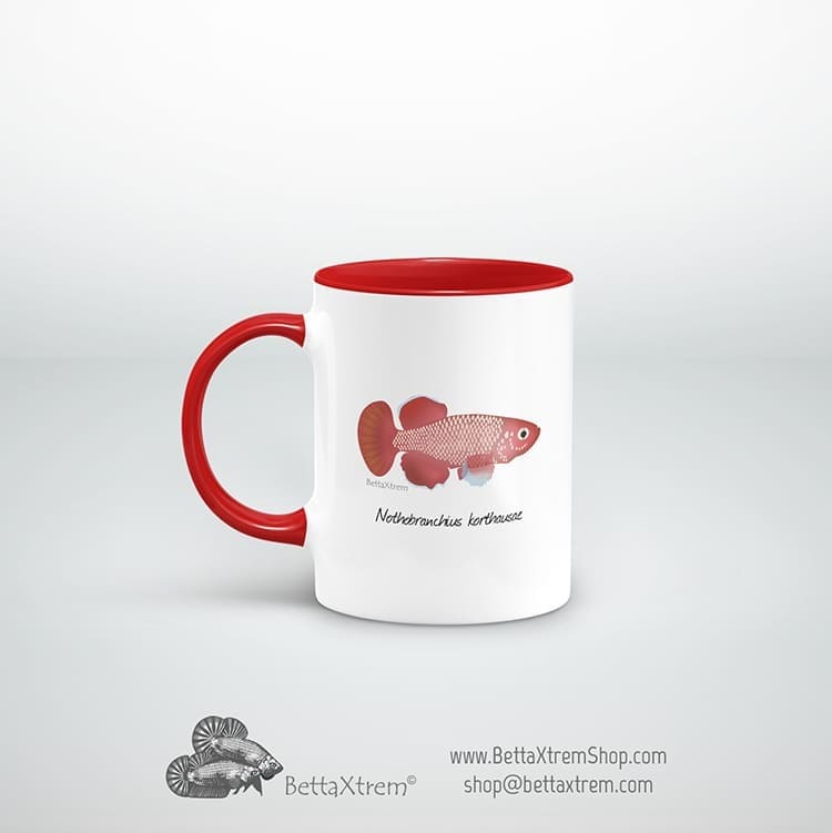 Taza Roja Killi Nothobranchius korthausae