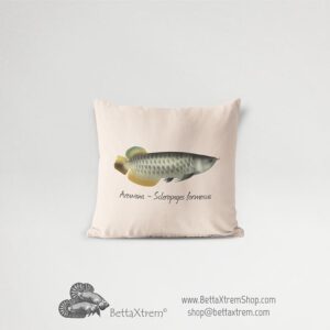 Funda de Cojín Arowana - Scleropages formosus 1