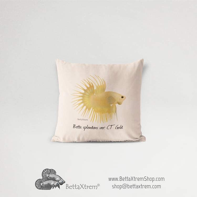 Funda de Cojín Betta splendens CT gold