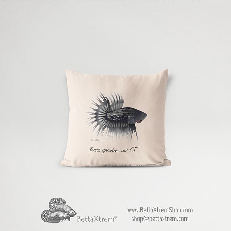 Funda de Cojín Betta splendens crowntail CT