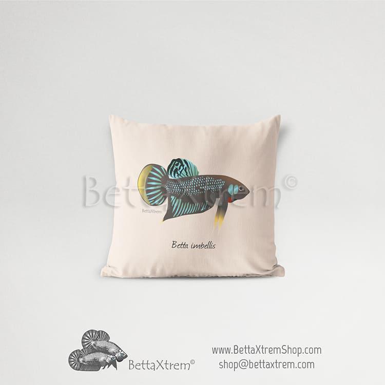 Funda de Cojín Betta imbellis yellow