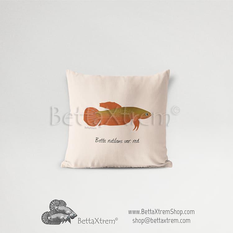 Funda de Cojín Betta rutilans var. red