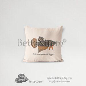 Funda de Cojín Betta smaragdina var. copper